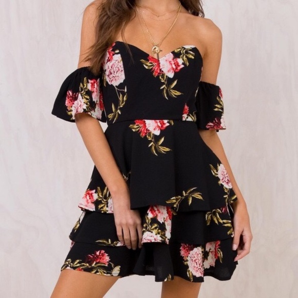 Luvalot Off the Shoulder Dress